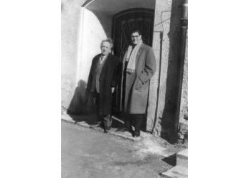 Nr. 319 v. l. n. r.: Karl Amadeus Hartmann und Otto Tomek. Ort unb. 1959. Foto privat © Karl Amadeus Hartmann-Gesellschaft